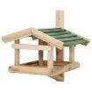 Bird Feeder Solid Wood 35x29.5x21 cm