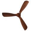 Ceiling Fan with 3 Wooden Blades for Bedroom & Patio