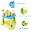 Sit-to-stand Bounce Activity Center with 360 Degrees Rotating Seat for Kids