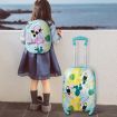 2 Pieces Carry On Luggage Set with Flamingo Pattern for Kids