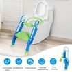 Potty Training Toilet Seat with Adjustable Step for Kids