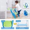 Potty Training Toilet Seat with Adjustable Step for Kids