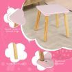 2-in-1 Children's Vanity Set with Stool for Kids