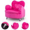 Single Kids Sofa Armrest Chair Toddler with Non-slip Legs for Living Room