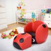 Ladybug Shaped Children Leisure ArmChair with waterproof PVC fabric for Children