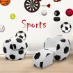 Football Shaped Children Leisure Armchair and Ottoman Combination