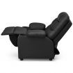 PU Leather Recliner with Cup Holder for Kids