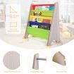 Children's Bookshelf with 4 Storage Compartments