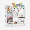 Bookshelf Toy Storage Display Shelf with Storage Rack for Kids