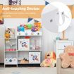 Bookshelf Toy Storage Display Shelf with Storage Rack for Kids