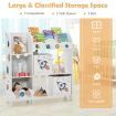 Bookshelf Toy Storage Display Shelf with Storage Rack for Kids