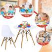 Modern Style 3-Piece Kids Table and 2 Chairs Set for Toddler Children