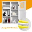 Wall-mounted Bathroom Medicine Cabinet with Adjustable Shelves