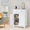 Cabinet with Drawer and Adjustable Shelf for Bathroom/Living Room