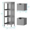 Multifunctional Wooden Storage Rack for Home/Office/Bathroom