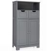 Bathroom Floor Cabinet with Open Shelf & 2 Drawers