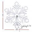 0.82M Christmas Lights 304 LED Snow Motif Light Decorations Jingle Jollys