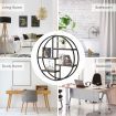 Hanging Storage Shelf Round Circular for Decoration