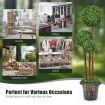 120cm Topiary Artificial Tree with Decorative Pot for Home, Office, Indoor and Outdoor Use