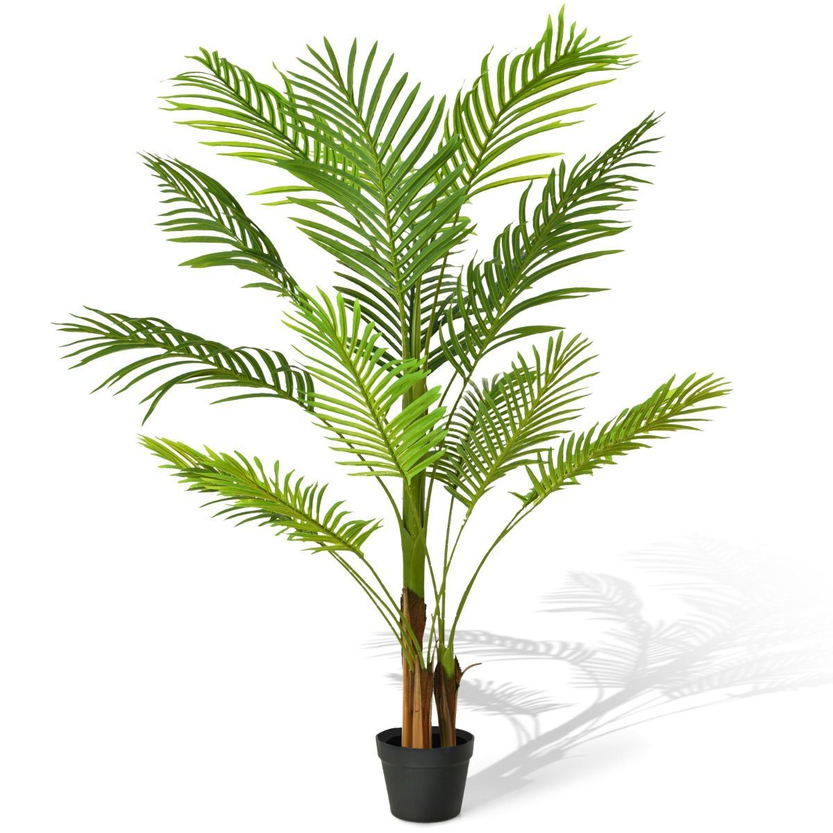 1.3m Phoenix Palm Tree Plant with Plastic Pot for Office & Home