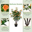 3.3 FT Artificial Camellia Tree with 37 Yellow Flowers