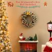 61CM Flocked Christmas Wreath with Timer for Front Door
