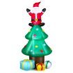 210 CM Blow-up Christmas Tree with Santa Claus for Lawn & Home &Party