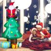 210 CM Blow-up Christmas Tree with Santa Claus for Lawn & Home &Party