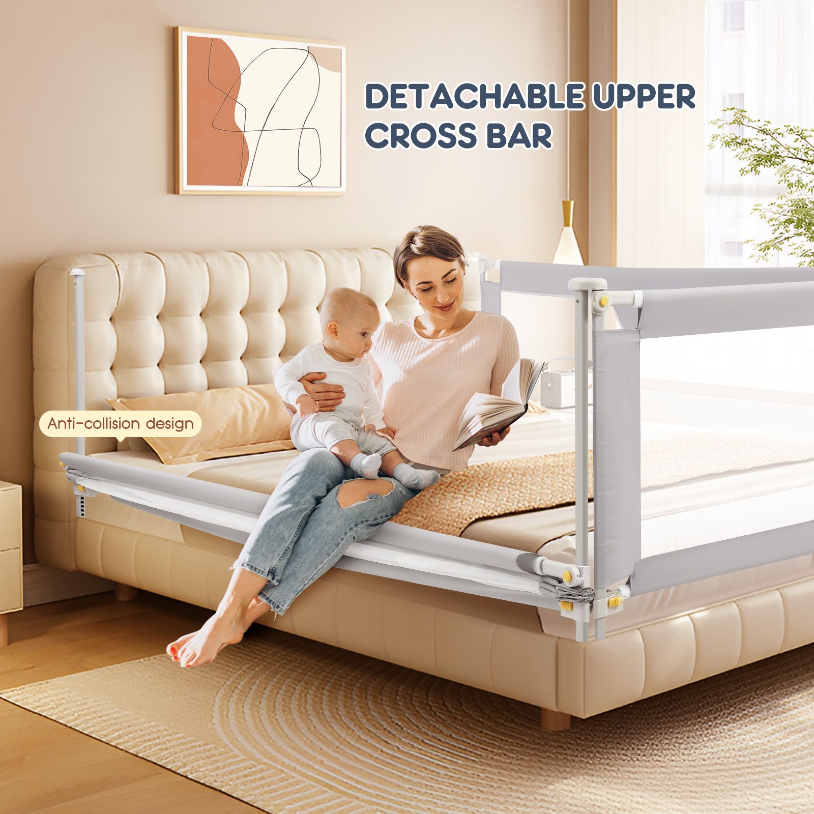 Baby side rails clearance for king size bed