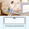 Bed Rail Bedrail Baby Safety Guard Queen Size Kids Child Toddler Cot Security Fence Barrier Adjustable Folding Fall Protection 200x100cm Koala