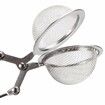 3 Pcs Snap Ball Tea Strainer Stainless Steel with Handle for Loose Leaf Tea Fine Mesh Tea Balls Filter Infusers