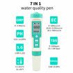 New 7 In 1 Digital Water Quality Tester Pen PH TDS TEMP EC Salinity ORP SG Meter