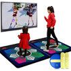 Double Dance Mat, Gymnastics Mat, Fitness Equipment, Compatible with TV, Birthday Gift for Children and Adults