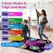 Dance Mat, Electronic Music Dance Pad with LED Lights and Wireless Bluetooth for Girl 4-12 Years Old