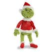 16 Inch Grinch Santa Stuffed Animal, Green, Red