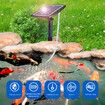 Solar Air Pump-2 Modes Solar Pond Aerator,Aquarium Air Pump Aerator,Pond Air Pump for Outdoor Fish Air Pump,Aquaculture, Hydroponics 2W