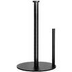 Paper Towel Holder Countertop,Black Kitchen Paper Towel Holder Stand for Kitchen and Bathroom Organization,Stainless Steel Paper Towel Holders for Standard and Large Rolls (Matte Black)