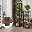 Plant Flower Pots Stand 12 Shelves Corner Shelf Potted Holder Bookshelf Indoor Outdoor Garden Tiered Display Unit Storage Rack