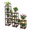 Plant Flower Pots Stand 12 Shelves Corner Shelf Potted Holder Bookshelf Indoor Outdoor Garden Tiered Display Unit Storage Rack