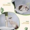 165cm Cat Tree Tower Scratching Post Bed Sisal Scratcher House Furniture Stand Cave Condo Climbing Play Hammocks Platforms