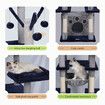 133cm Cat Tower Tree House Scratching Post Bed Sisal Scratcher Stand Cave Condo Furniture Climbing Play Gym Hammock Platforms