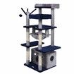 133cm Cat Tower Tree House Scratching Post Bed Sisal Scratcher Stand Cave Condo Furniture Climbing Play Gym Hammock Platforms