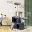 127cm Cat Tree Tower Scratching Post Bed Sisal Scratcher Furniture House Cave Condos Climbing Stand Gym Hammock Ramp