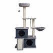 127cm Cat Tree Tower Scratching Post Bed Sisal Scratcher Furniture House Cave Condos Climbing Stand Gym Hammock Ramp