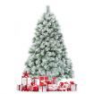 1.8 M Pine Needle Artificial Christmas Tree with 586 Branch Tips and a Metal Stand for Decorations