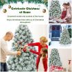 1.8 M Pine Needle Artificial Christmas Tree with 586 Branch Tips and a Metal Stand for Decorations