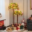 Pre-Lit Artificial Palm Tree with 100 LED Lights for Christmas