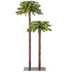 Pre-Lit Artificial Palm Tree with 100 LED Lights for Christmas