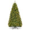 1.5/1.8/2.1 M Pre-Lit Artificial Christmas Tree with Multicolored LED Lights for Festival