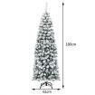 Artificial Christmas Tree with 250 Warm White LEDs for Shop & Home & Office